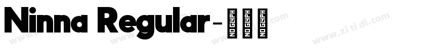 Ninna Regular字体转换